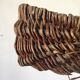 Panier en osier et noisetier