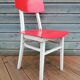 Lot de 4 chaise et une table vintage , années 70