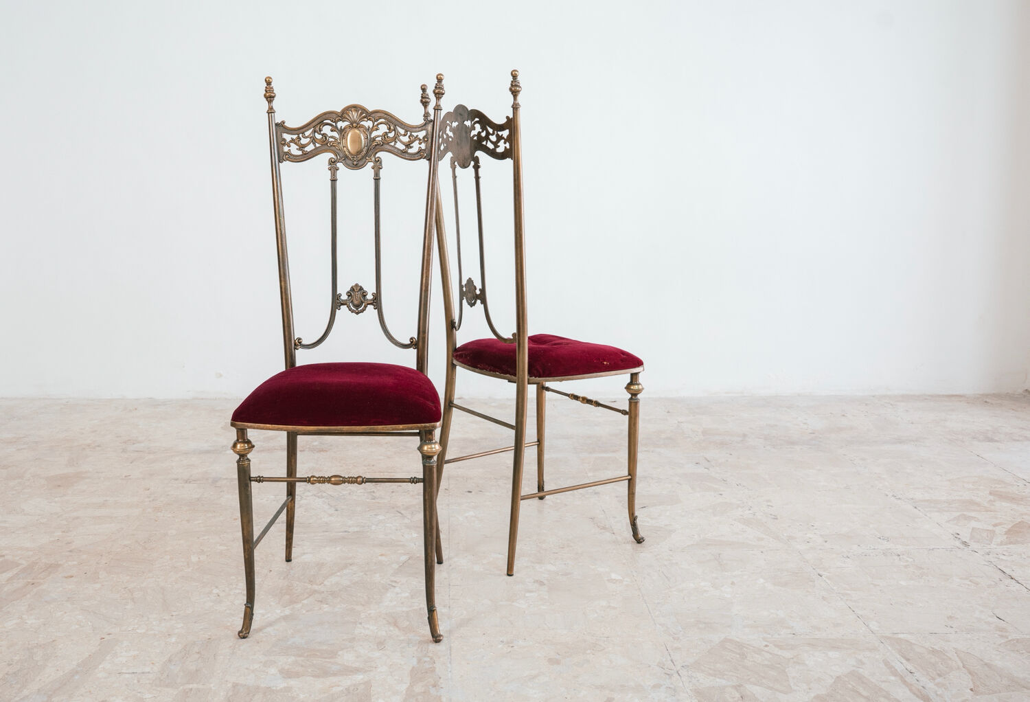 Coppia Di Sedie Pier Luigi Colli Style Mid-Century Design Anni 50