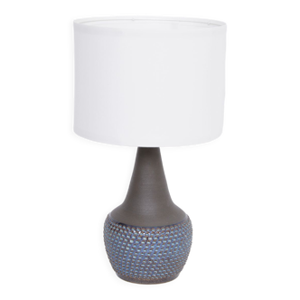 Lampe en céramique danoise du milieu du siècle fabriquée à la main Modèle 3048 par Einar Johansen pour Soholm