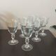 6 crystal glasses 1980