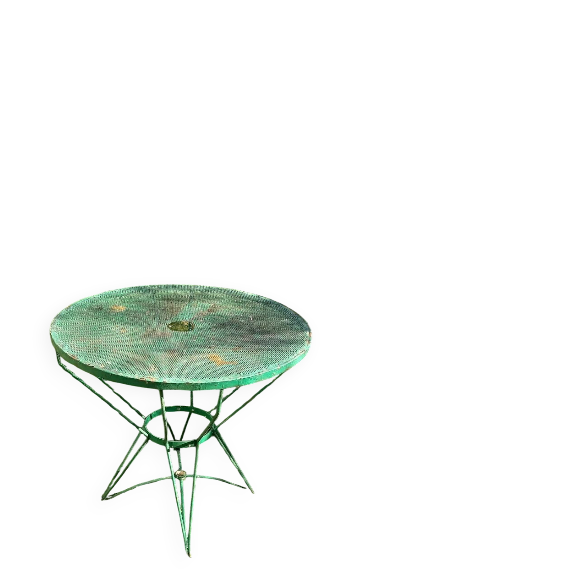 Garden iron table