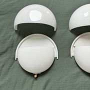 Vintage Murano glass wall lamp by Vico Magistretti for Artemide / Mania / Space Age