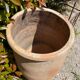 Ancient terracotta pottery jar