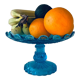 Blue glass stand cup
