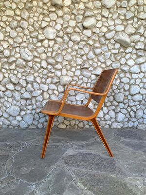 AX lounge chair, Peter Hvidt and Orla Mølgaard-Nielsen for Fritz Hansen, 1960s