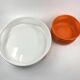 2 Form ceramic dishes • Design B. Devaux • Space Age • 1969