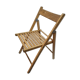 Chaise pliante bois de 1980