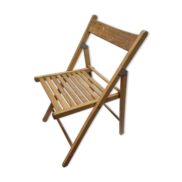 Folding chair wood from 1980