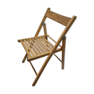 Folding chair wood from 1980