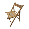 Chaise pliante bois de 1980