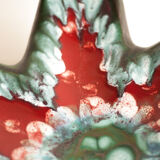Flat ceramic Longwy Tourmalines, Made in France