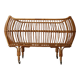 Vintage rattan crib