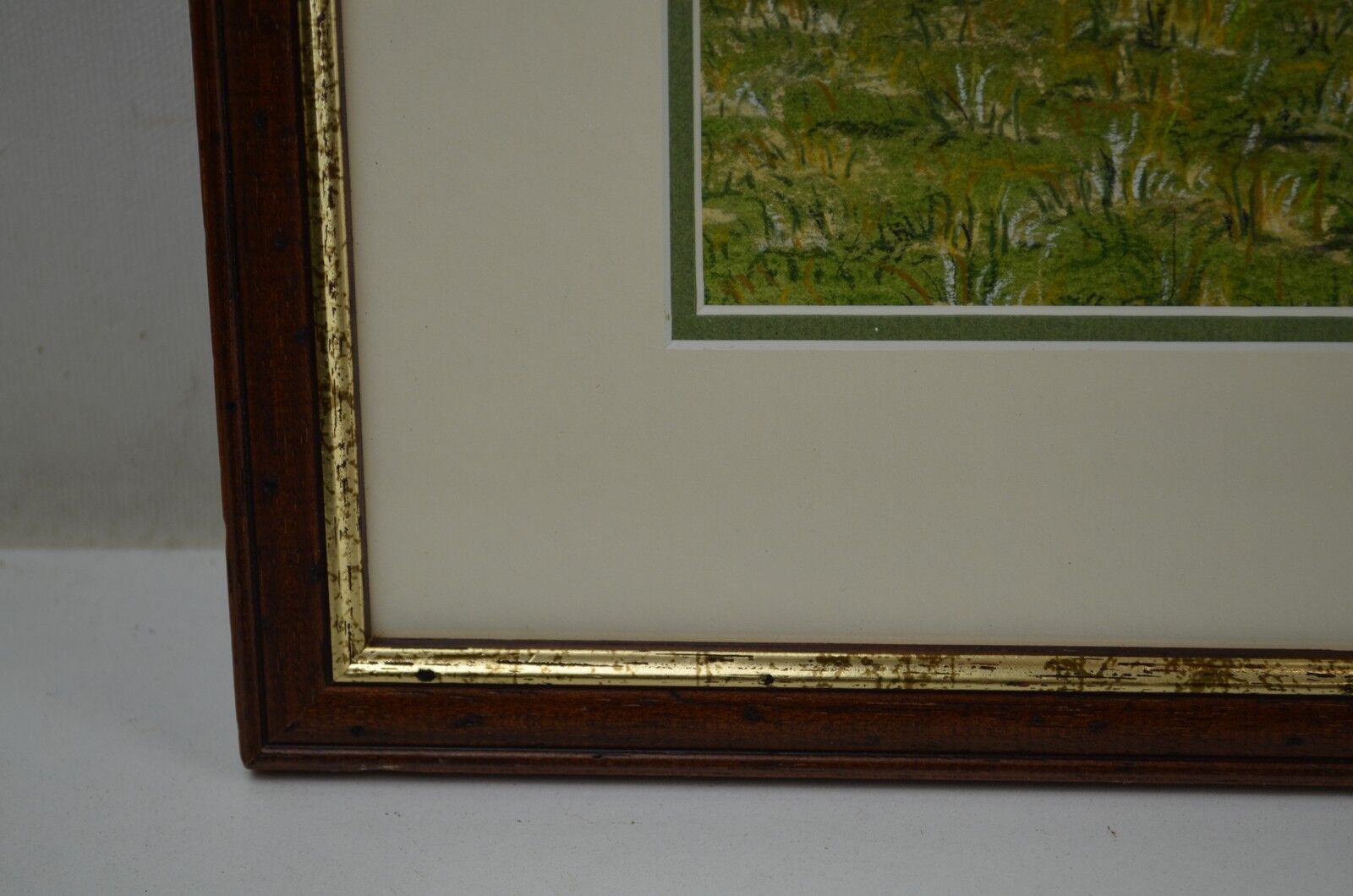 Eliane lienard (xxth century) pastel "landscape of rantechaux in the doubs" signed lower right