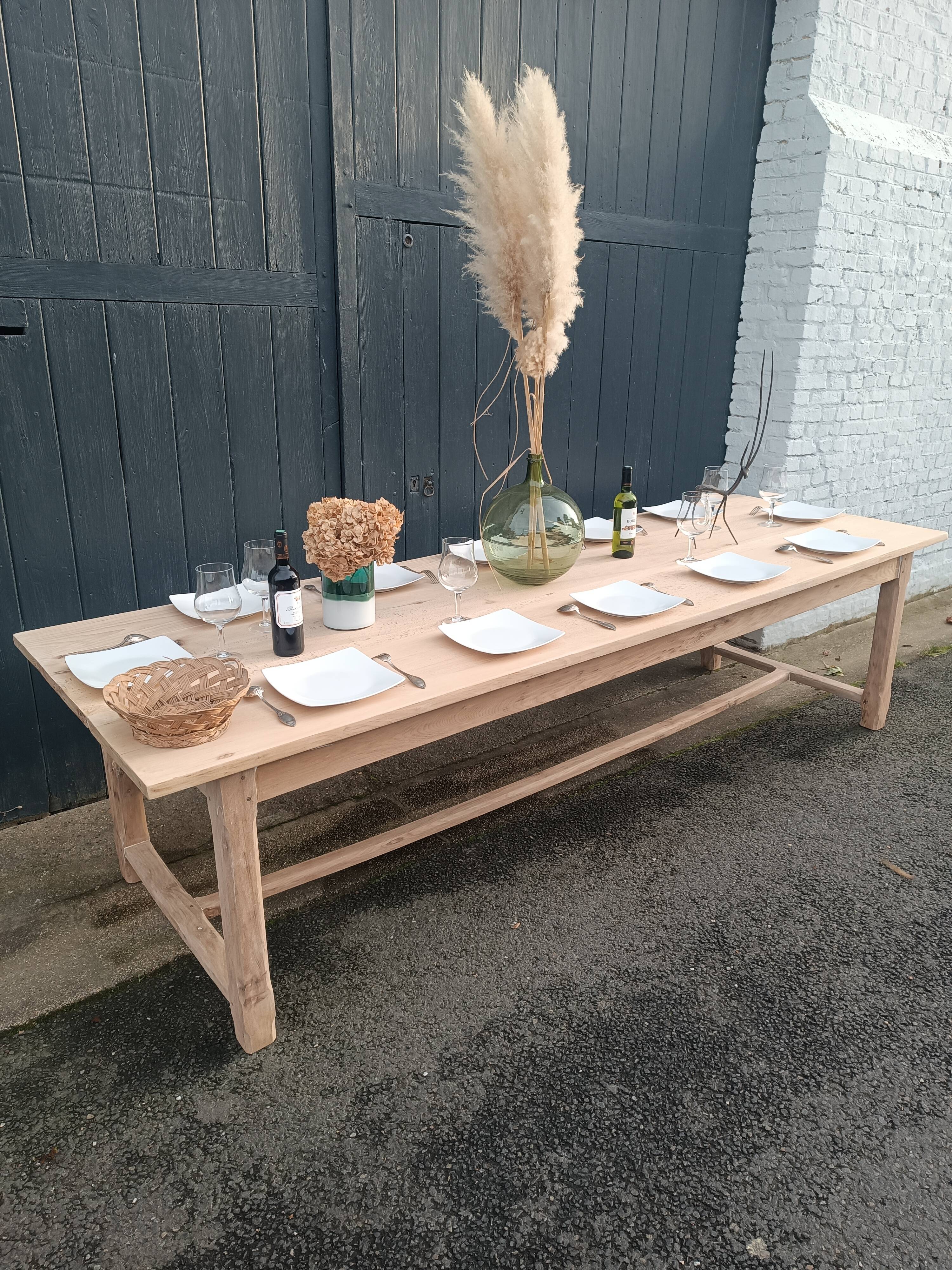 Table de ferme XXL