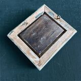 Miniature painting 1900 "Winter walk"