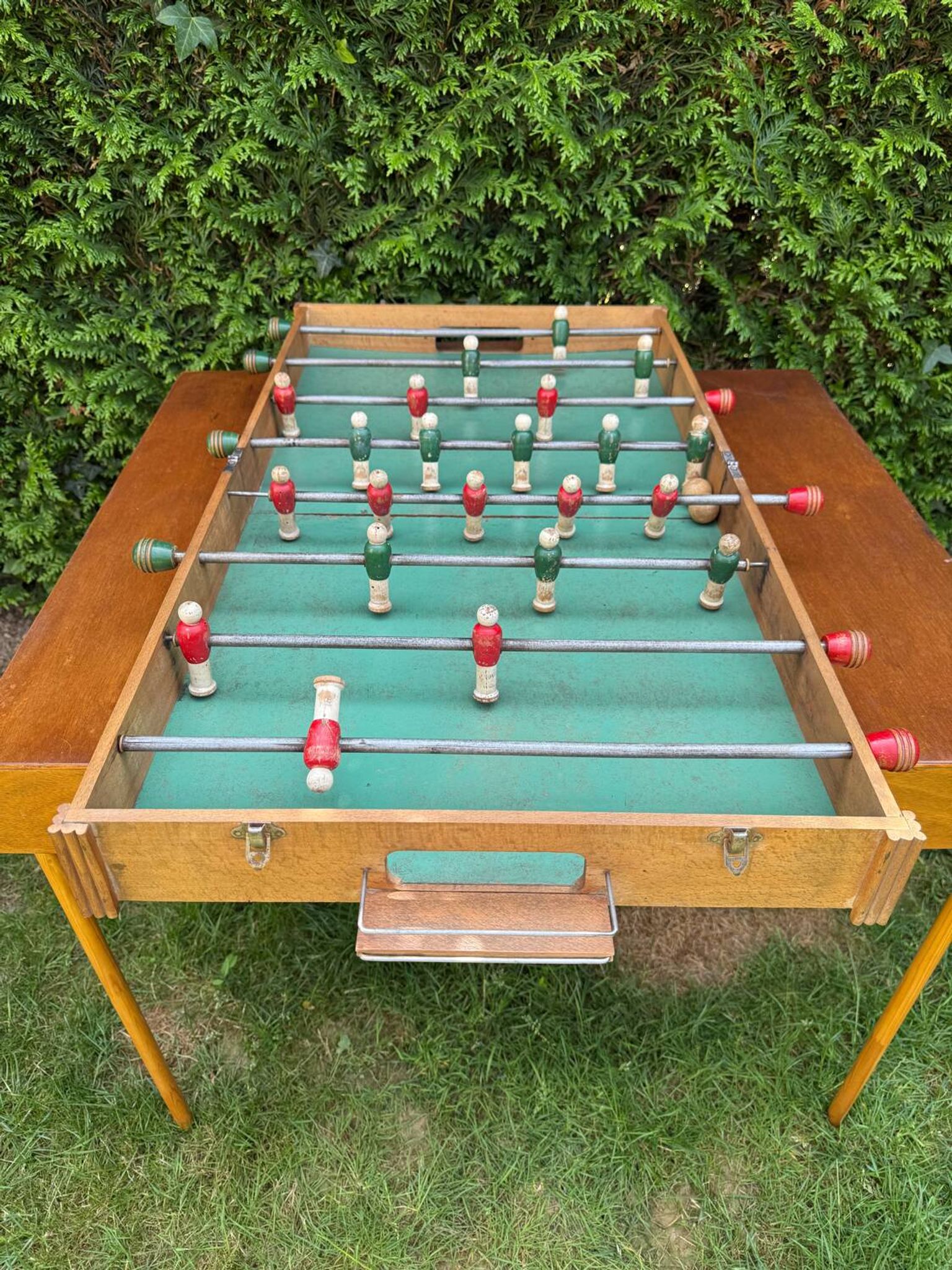 Baby foot ancien pliable,années 50.