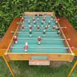 Old foldable table football, 1950s.