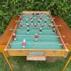 Old foldable table football, 1950s.