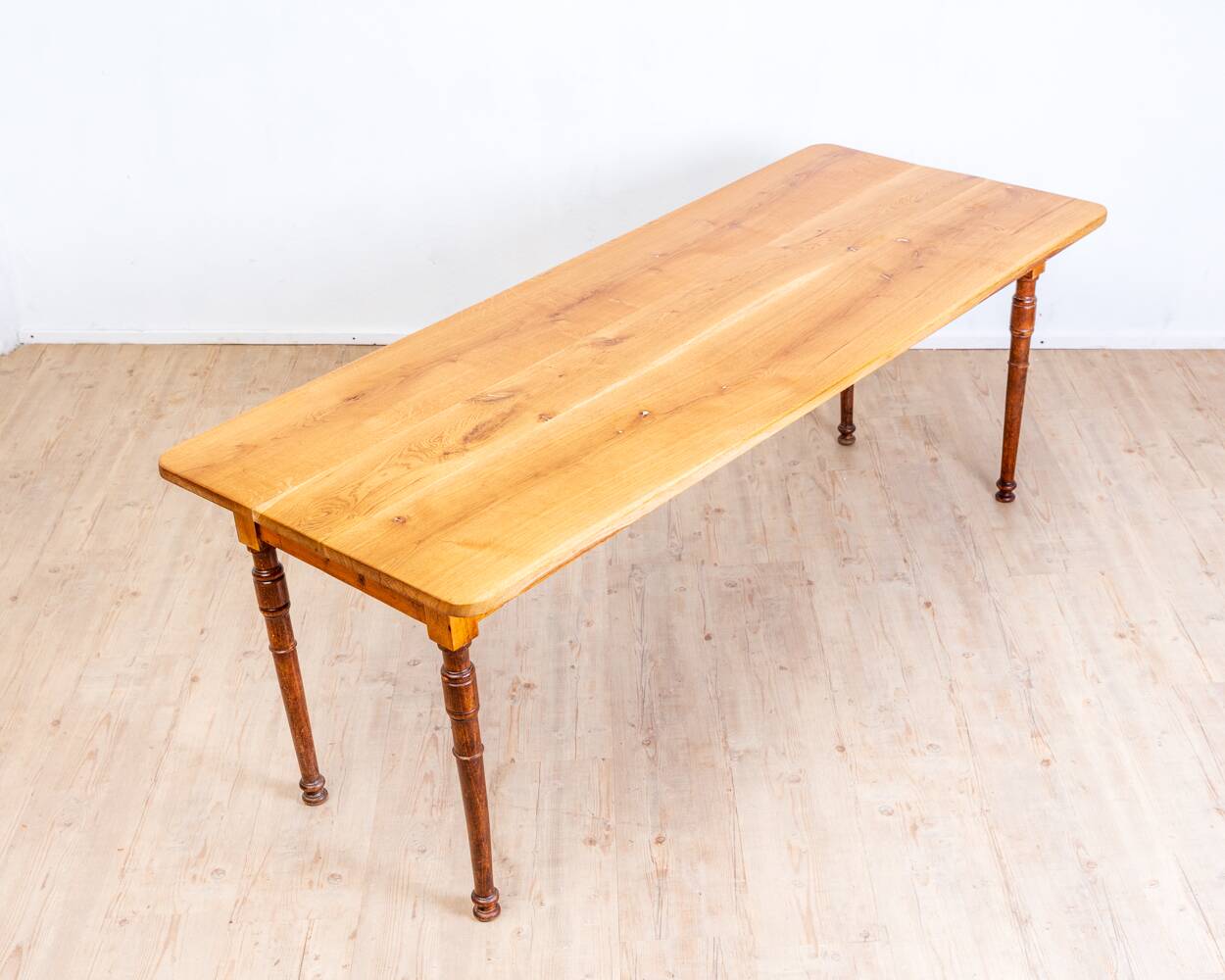 Very large dining table, 1930s.