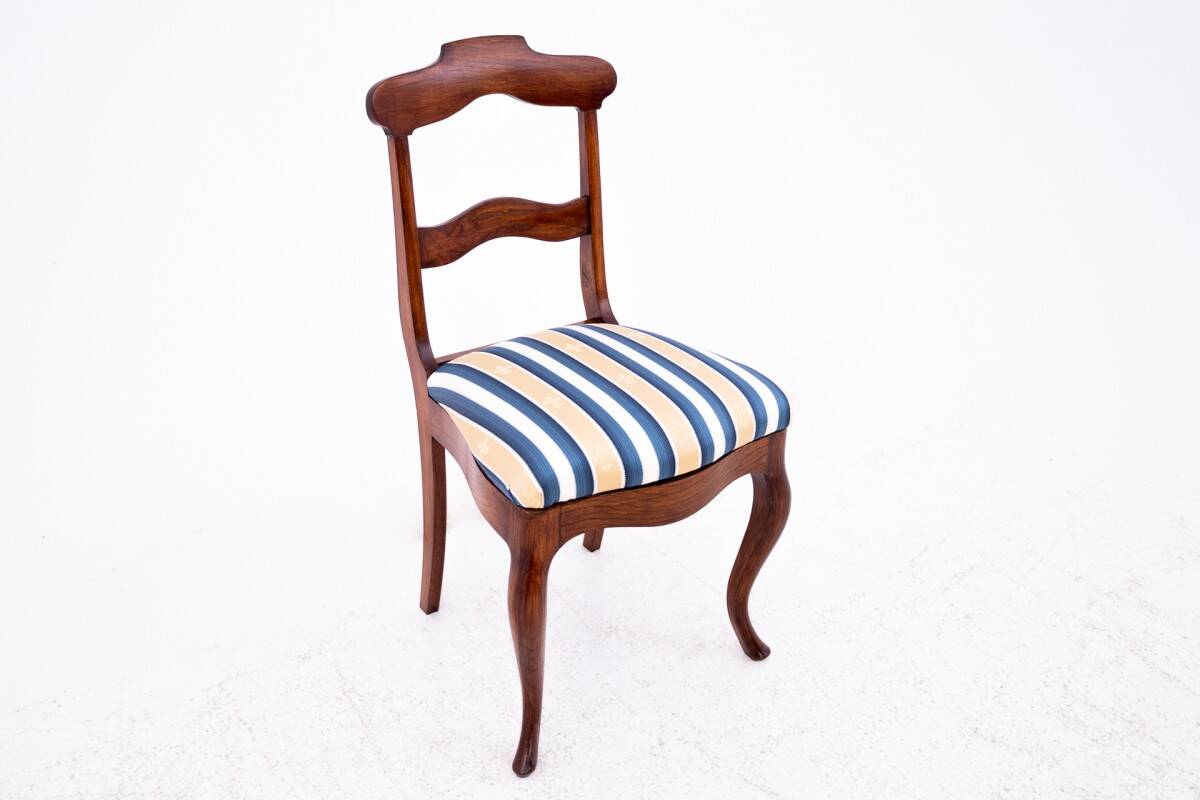 Five antique chairs, Northern Europe, around 1890. After renovation.