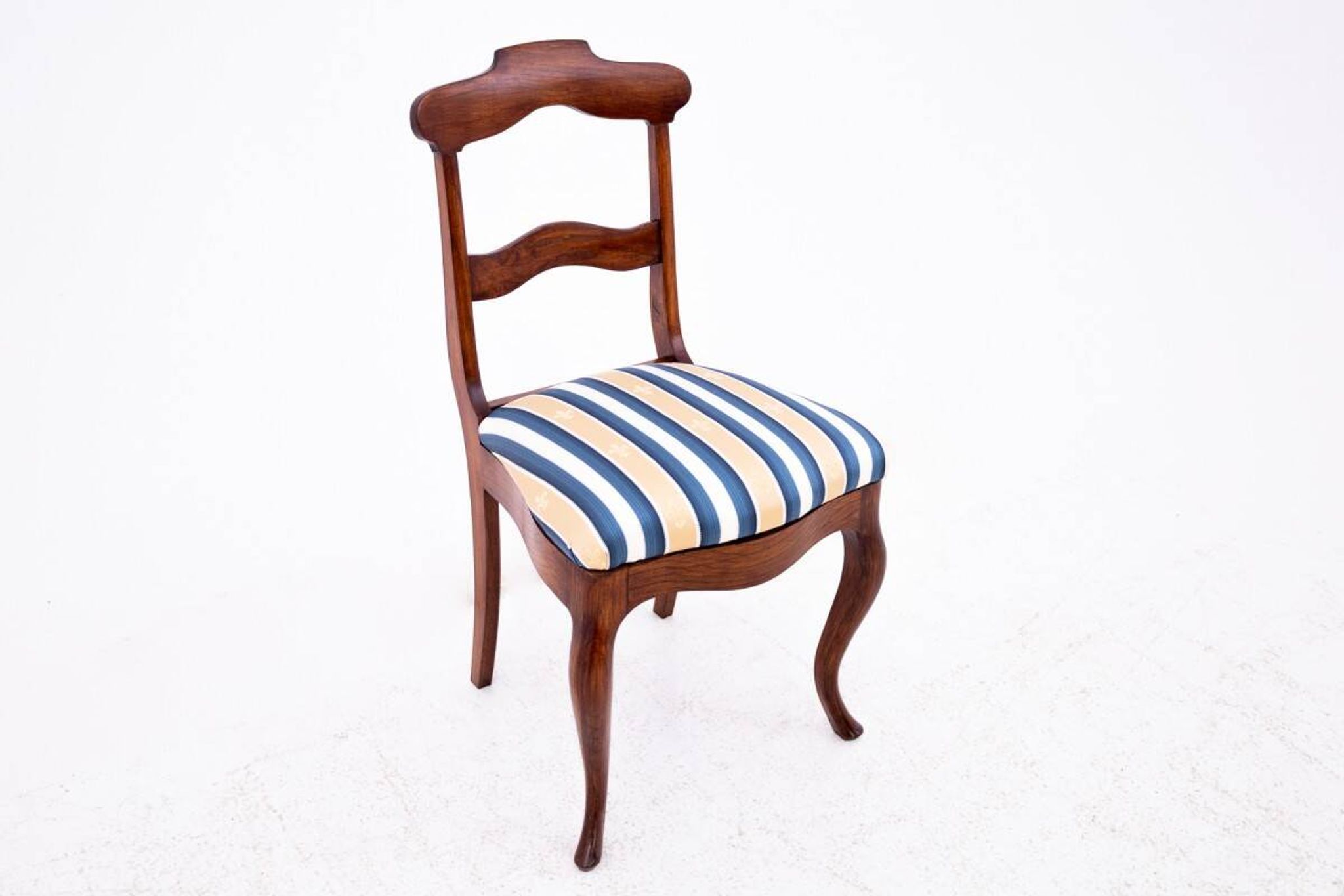 Five antique chairs, Northern Europe, around 1890. After renovation.