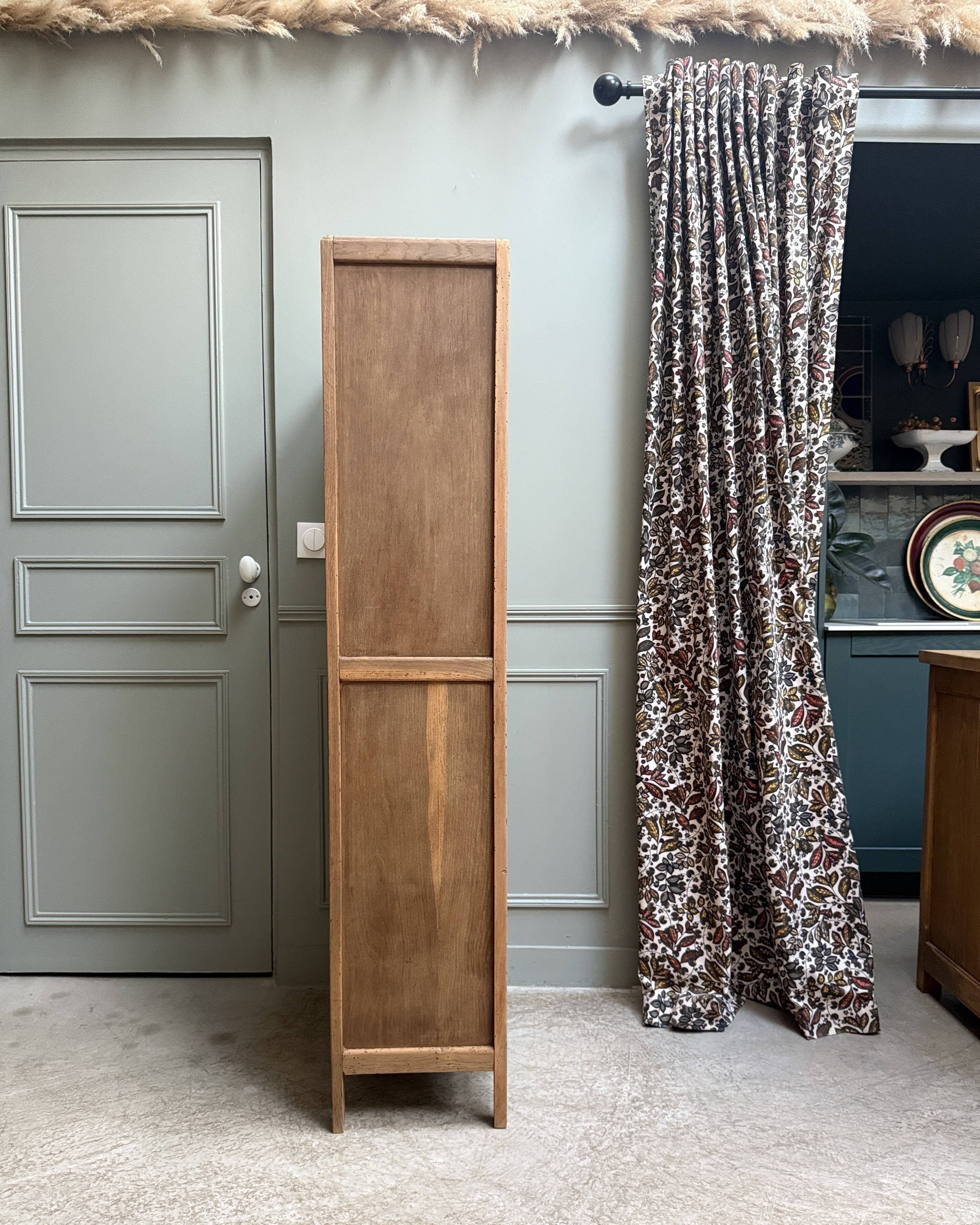 Vitrine parisienne Art Déco en chêne (rénovée)