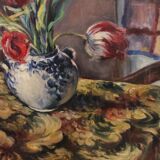 Tableau bouquet aux tulipes