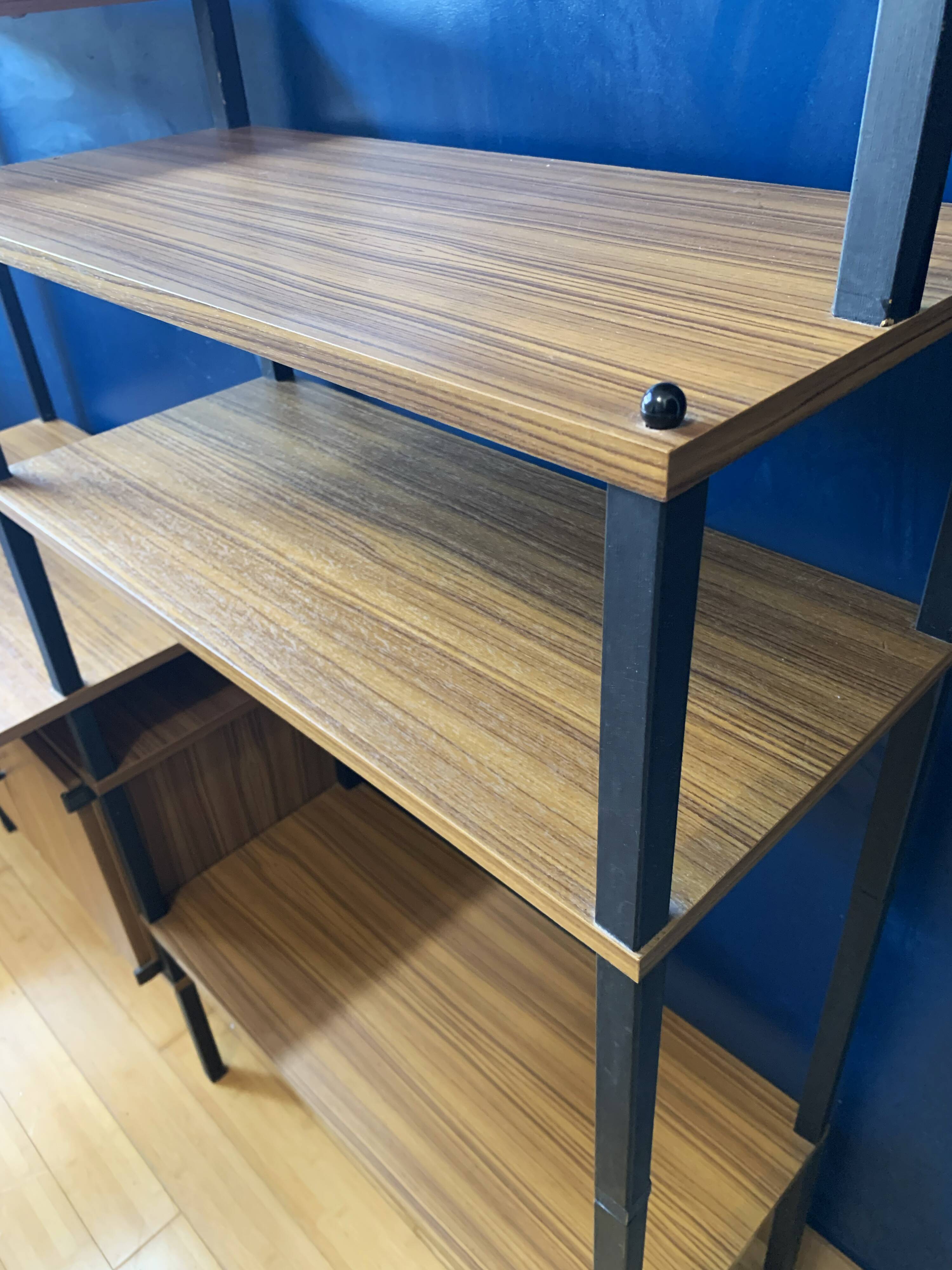 Modular vintage Scandinavian shelf, 1960s.