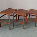 Solid teak pull out tables