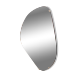 Vintage organic mirror, kidney shaped, Belgium 1950s