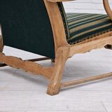 Chaise à bascule danoise à dossier haut, très bon état d'origine.