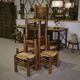 Ensemble de 6 chaises attribuées à Charles Dudouyt 1950’s