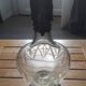Carafe aiguière très ancienne ciselée et étain