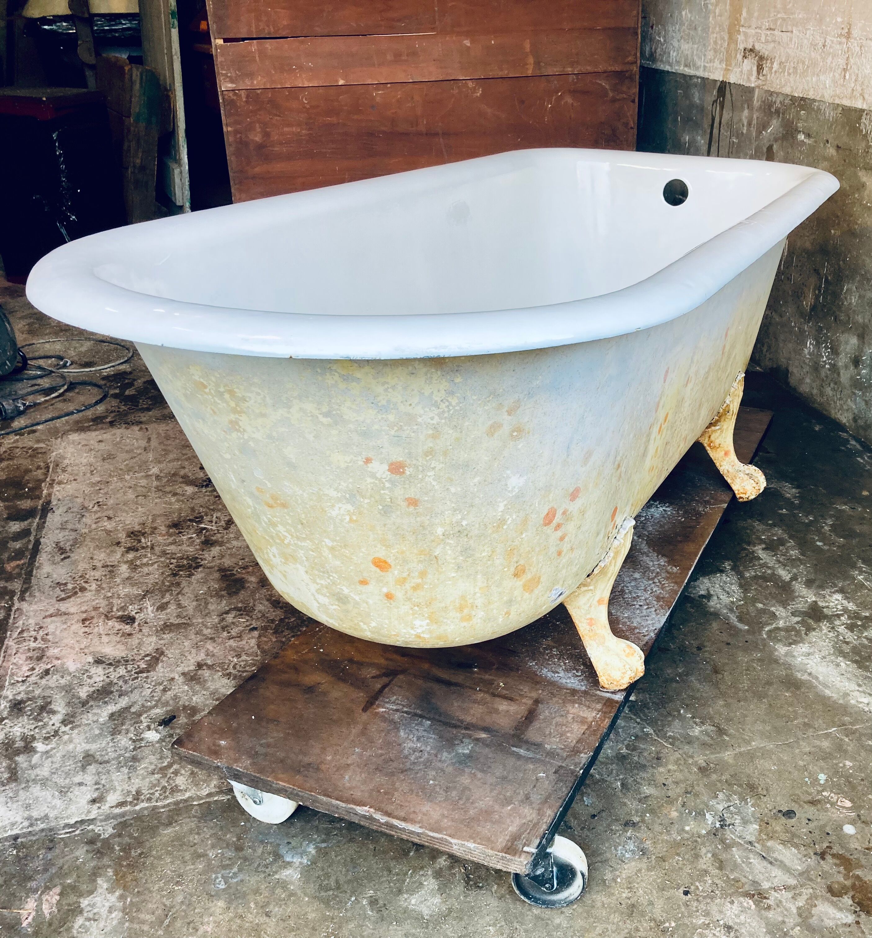 Baignoire en fonte
