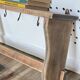 ETAGERE Vintage 5 Crochets BOIS Brut