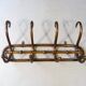 Wall coat rack by Kohn, bent wood 1910, no Thonet.
