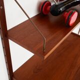 Teak shelving unit, Danish design, 1960s, production: Denmark
