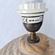 Vintage ceramic lamp base kostka h: 37 cm