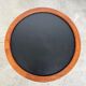 Duo of round coffee tables with a reversible top — Crossed base