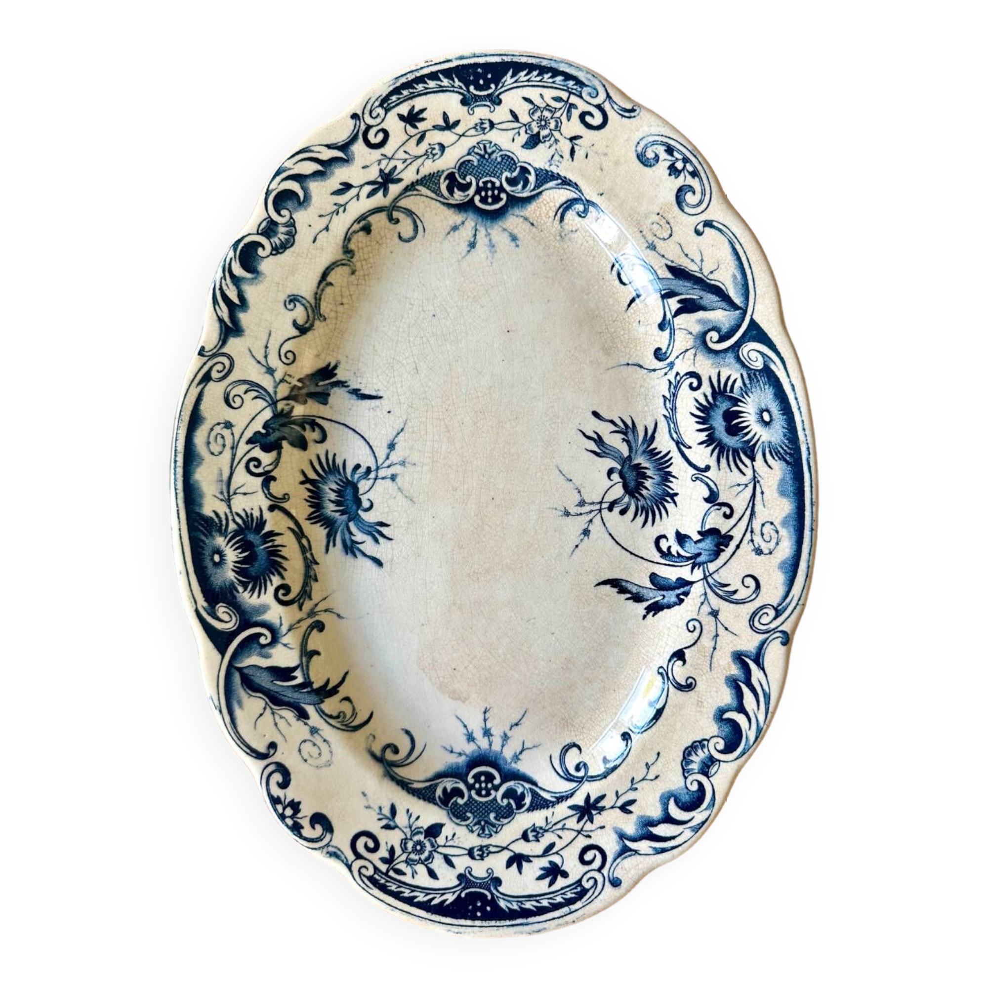 English earthenware dish