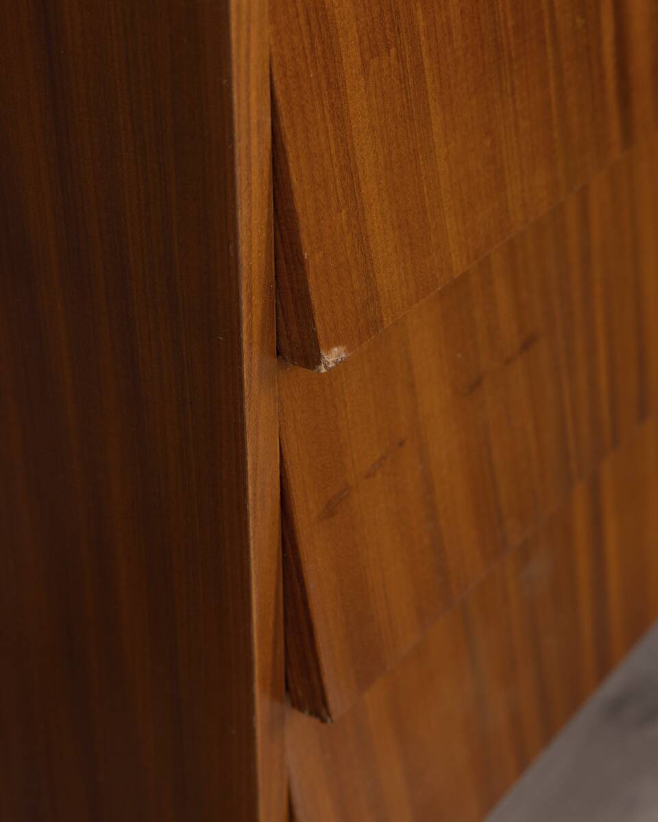 Vintage 1960s Italian-designed teak wood chest of drawers
