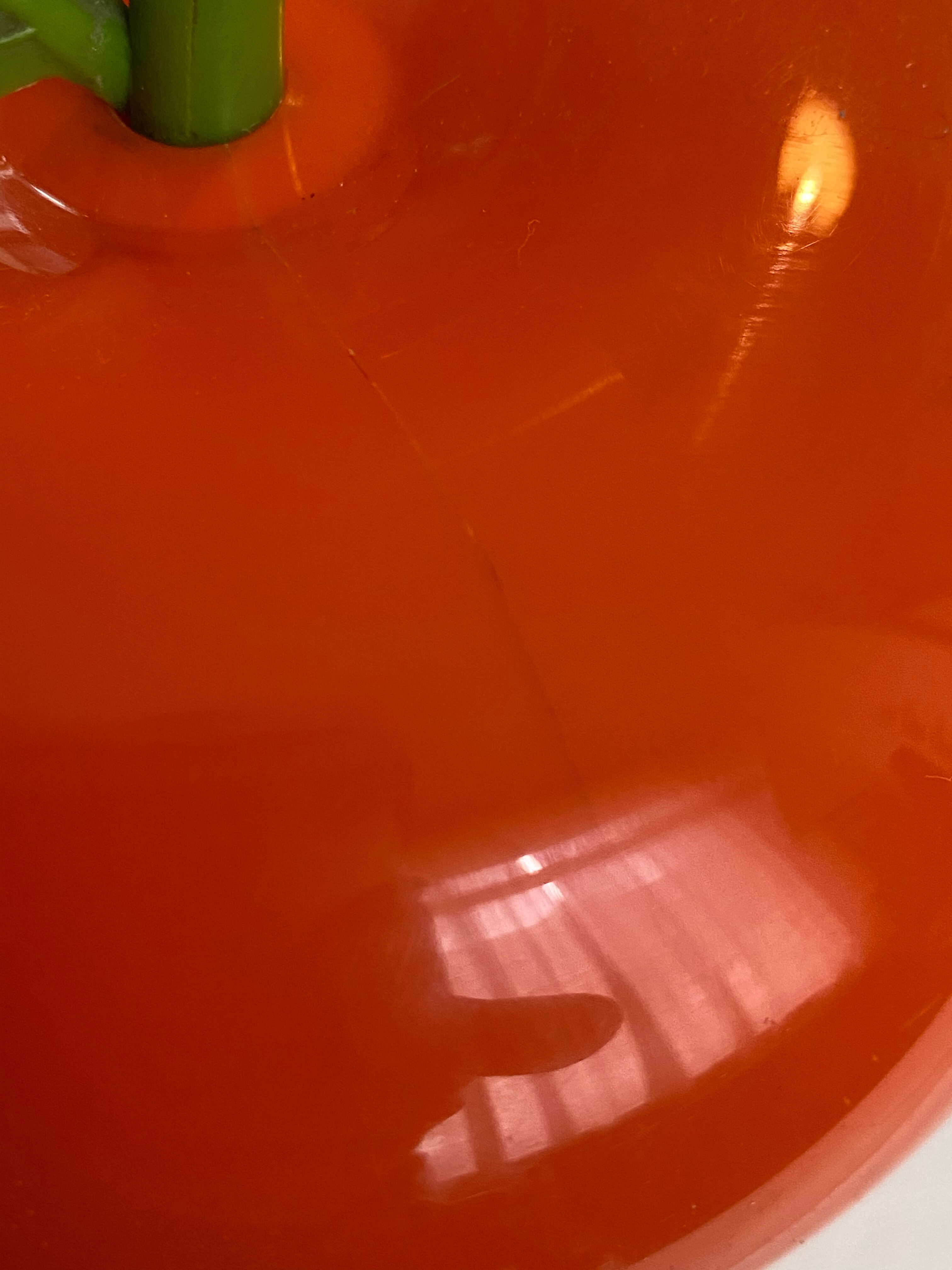 Orange apple ice bucket