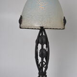 Art Nouveau shell lamp