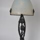 Art Nouveau shell lamp