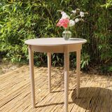 Table d'appoint ronde - rénovée