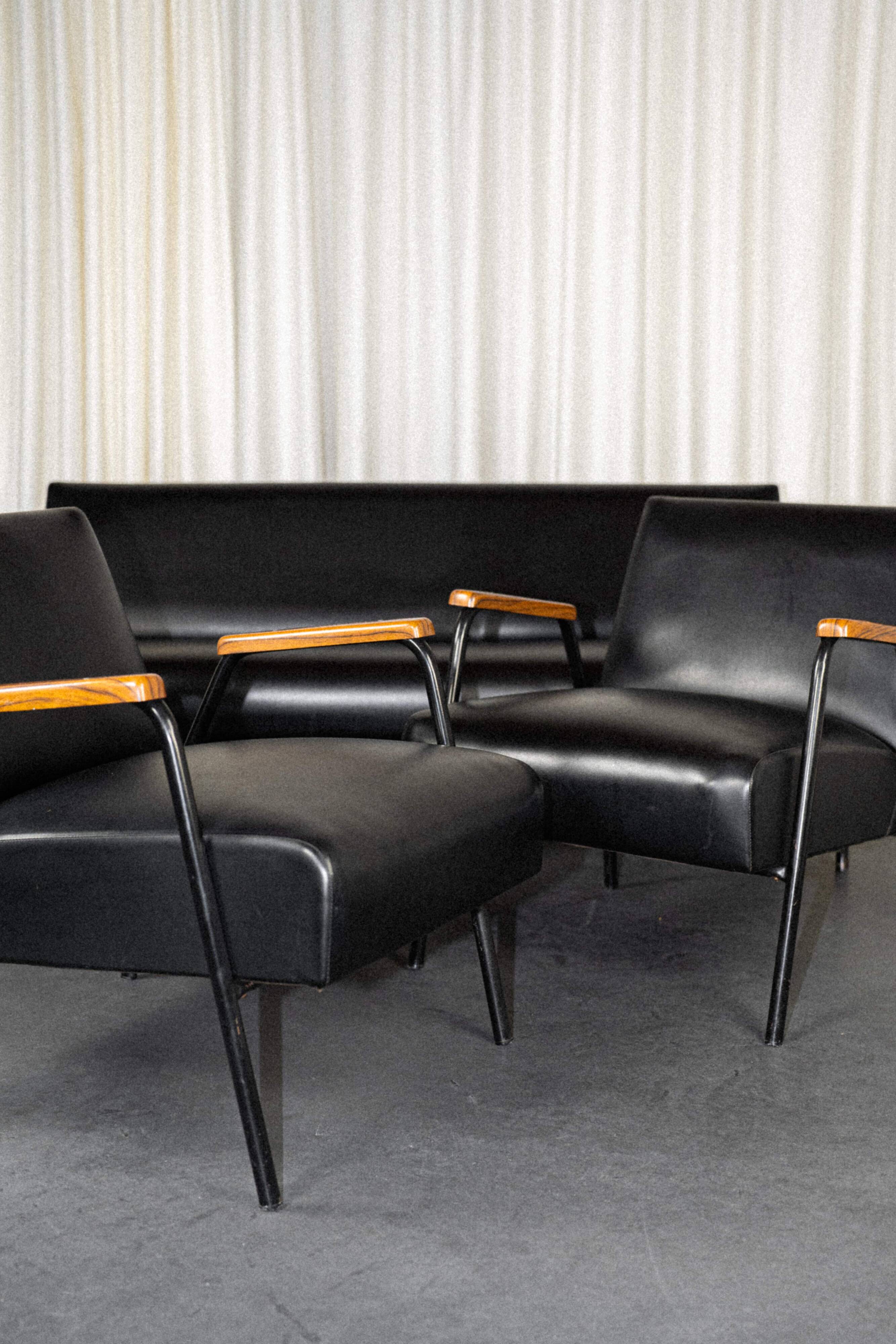 Ensemble de Salon Rio par Pierre Guariche pour Meurop, 1960