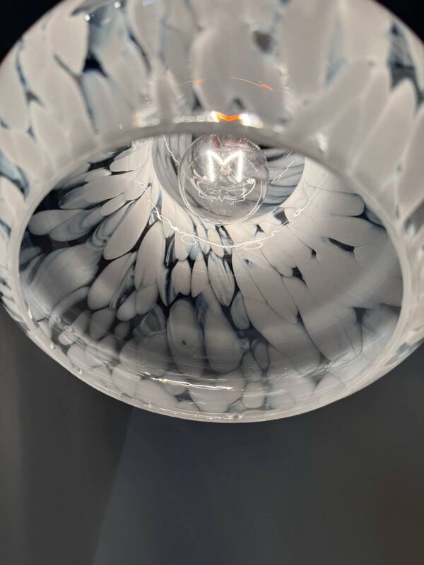 Suspension Space Age en verre de Murano, années 70