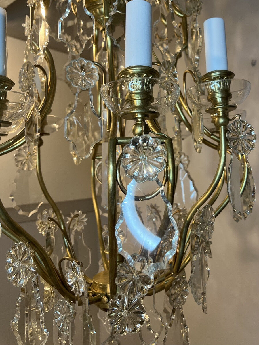 Crystal pendant chandelier