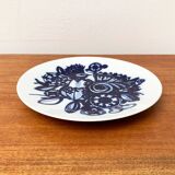 Vintage German peacock wall plate by Bjørn Wiinblad for Rosenthal, 1970s.